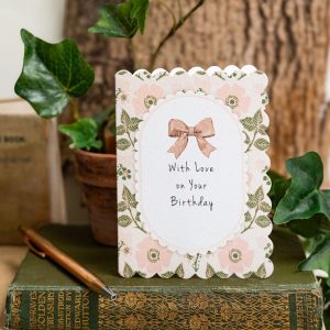 With Love on Your Birthday "Blackberries & Roses" Card