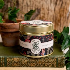 Peter Rabbit "Bramble & Wild Botanicals" Candle in a Matt Gold Tin