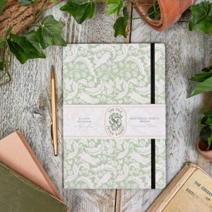 Peter Rabbit "The Vegetable Thief" Sage Green A5 Lined Notebook