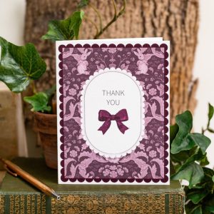Thank You "The Vegetable Thief" Purple Card
