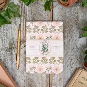 Flopsy Bunny "Blackberries & Roses" A6 Pocket Lined Notebook