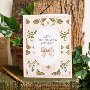 With Love on Your Birthday "Blackberries & Roses" Card