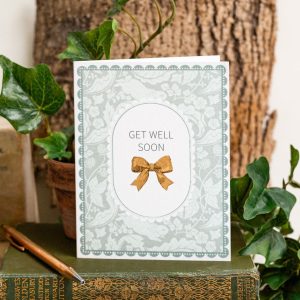 Get Well Soon "The Vegetable Thief" Blue Card