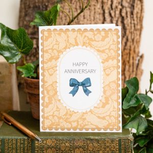 Happy Anniversary "The Vegetable Thief" Gold Card