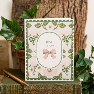 Just to Say "Blackberries & Roses" Card