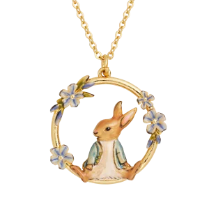 Peter Rabbit Forget Me Not Necklace - Fable England