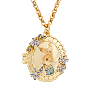 Peter Rabbit Cameo Locket Necklace - Fable England