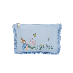 Peter Rabbit Blue Velvet Pouch - Fable England