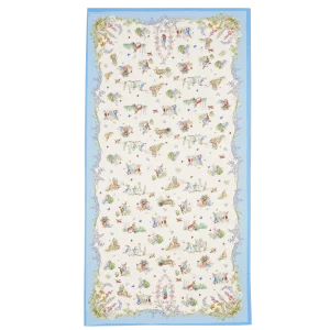 Peter Rabbit Cream Rectangle Scarf - Fable England