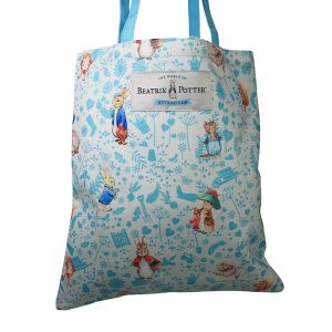 World of Beatrix Potter Blue Tote Bag