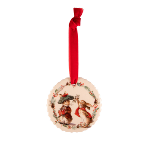 Benjamin Bunny & Flopsy Bunny Mistletoe Disc