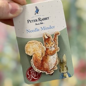 Squirrel Nutkin Wooden Needle Minder