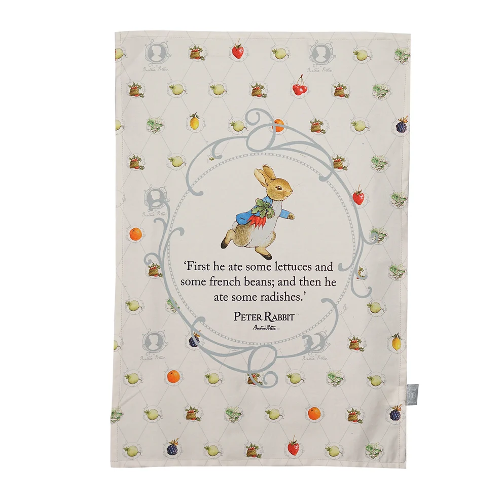 Peter Rabbit Recycled Cotton Tea Towel
