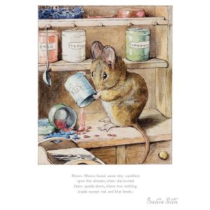 Hunca Munca Mounted Limited Edition Print