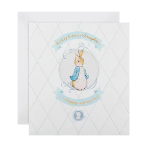Peter Rabbit Sending Sunshine Thoughts... Birthday Card