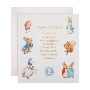 Beatrix Potter Wonderful Friend Card