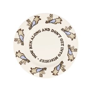Peter Rabbit Hop, Skip, Jump Large Plate from Emma Bridge Water