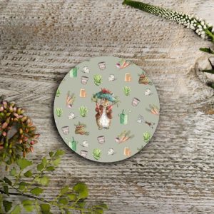 Benjamin Bunny “The Vegetable Patch” Round Coaster