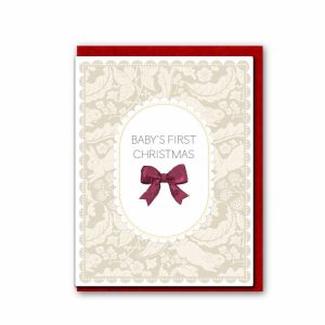 Baby’s First Christmas Card