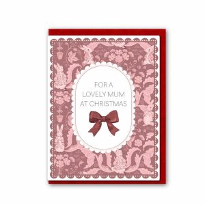 For a Lovely Mum at Christmas "The Vegetable Thief" Card
