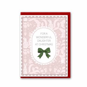 For a Wonderful Daughter at Christmas "The Vegetable Thief" Card