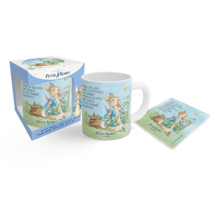 Peter Rabbit Story Mug & Coaster Gift Set