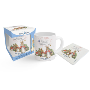 Flopsy, Mopsy & Cotton-Tail Mug & Coaster Gift Set