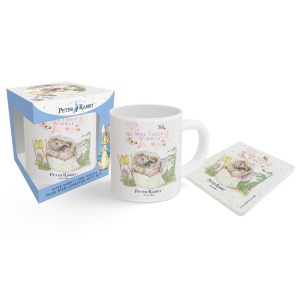 Mrs Tiggy-Winkle Mug & Coaster Gift Set