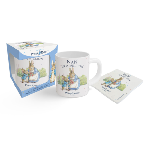 Peter Rabbit 'Nan' Mug & Coaster Gift Set